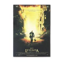 Pôster I Am Legend Retro 51,5 x 36 cm Will Smith sem moldura Pôster I Am Legend Retro 51,5 x 36 cm Will Smith sem moldura