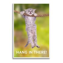 Pôster inspirador de arte de parede para gatos 30x45 cm sem moldura