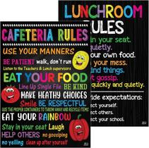 Pôster Jinniee School Cafeteria Rules 28x43 cm em papel brilhante