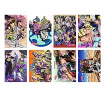Pôster Jojos Bizarres Adventures Anime Art 42x29cm (8 unidades)
