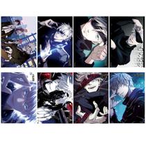 Pôster Jujutsus Kaisens Gojos Satorus Anime Art 42x29cm (8 unidades)