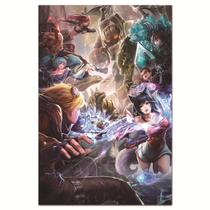 Poster Leagues Anime Art 30x40cm Papel 60g