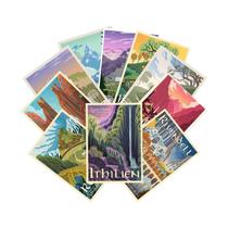 Pôster LIAUMO Middle Earth Landscape 28x42cm Conjunto de 12 Pôster LIAUMO Middle Earth Landscape 28x42cm Conjunto de 12