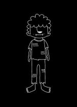 Pôster Lobisomem Fundo Preto