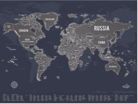 Poster m mapa de Raspar esc pt1220802