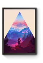 Poster Moldurado Arte Horizon Zero Dawn Quadro Poster Moldurado Arte Horizon Zero Dawn Quadro