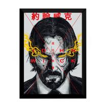 Poster Moldurado Asia Arte John Wick Quadro 42x29