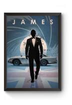 Poster Moldurado Car Legends James Bond Quadro