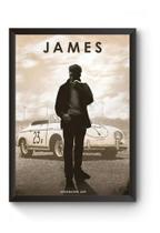 Poster Moldurado Car Legends James Dean Quadro Poster Moldurado Car Legends James Dean Quadro