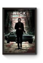 Poster Moldurado Car Legends John Wick Quadro