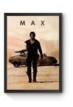 Poster Moldurado Car Legends Mad Max Quadro