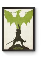 Poster Moldurado Dragon Age Inquisition Quadro Poster Moldurado Dragon Age Inquisition Quadro