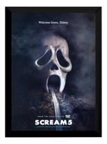 Poster Moldurado Filme Panico 5 Scream 5 44x33cm