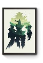 Poster Moldurado Game Shadown Of The Colossus Quadro