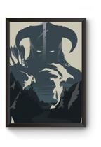 Poster Moldurado Game Skyrin Quadro
