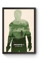 Poster Moldurado Game Uncharted 4 Quadro