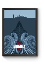 Poster Moldurado Godzilla Quadro