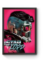 Poster Moldurado Guardiões Da Galaxia Star Lord