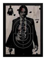 Poster Moldurado John Wick Alvo Arte Quadro