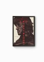 Poster Moldurado Rambo Fisrt Blood