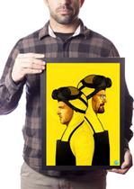 Poster Moldurado Série Breaking Bad Quadro A3