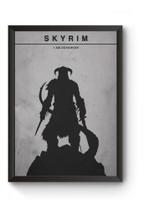 Poster Moldurado Skyrim Quadro