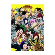 Pôster Mys Heros Academias Anime Art 40x50cm Papel 60g