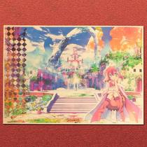 Pôster No Game No Life: Zero Fantasy Impressão artística em anime 20x30cm Pôster No Game No Life: Zero Fantasy Impressão artística em anime 20x30cm
