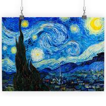 Pôster Noite Estrelada de Van Gogh - Tamanho A3