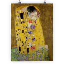 Pôster O Beijo de Gustav Klimt - Tamanho A3