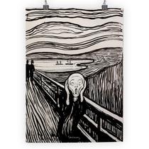 Pôster O Grito de Edvard Munch - Tamanho A3
