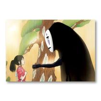 Pôster Oginos Chihiros No Face Man Anime Art 51x35,5 cm