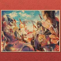 Poster Overlord Anime 30x42cm Impressão artística de parede sem moldura Poster Overlord Anime 30x42cm Impressão artística de parede sem moldura