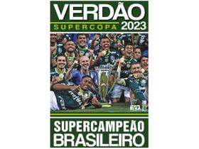 Pôster Palmeiras Campeão Supercopa do Brasil 2023 84x55cm