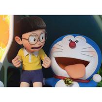 Pôster pintando Doraemon Robot Cat Anime 30x42cm Papel