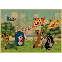Pôster pintando Little Mole Vintage Cartoon 29,7x42cm Pôster pintando Little Mole Vintage Cartoon 29,7x42cm