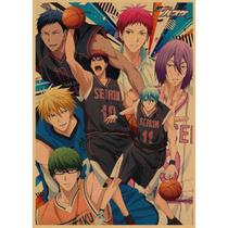 Pôster pintando o anime de basquete de Kuroko, papel 30x42cm Pôster pintando o anime de basquete de Kuroko, papel 30x42cm