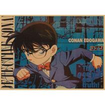 Pôster Pintura Detetive Conan Vintage 30x42cm Pôster Pintura Detetive Conan Vintage 30x42cm
