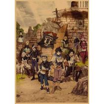 Pôster Pintura em Pôster Black Clover Black Bulls Anime 30x42cm Pôster Pintura em Pôster Black Clover Black Bulls Anime 30x42cm