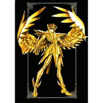 Pôster Pintura Saint Seiya Golden Saint Anime 30x42cm