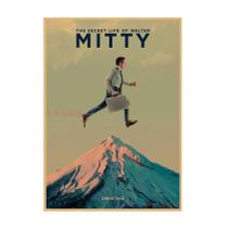 Pôster Pintura Walter Mitty Filme de fantasia retrô 29,7x42cm Pôster Pintura Walter Mitty Filme de fantasia retrô 29,7x42cm