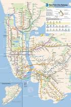 Poster Poster Foundry NYC Subway Map New York MTA 2024 41x61cm