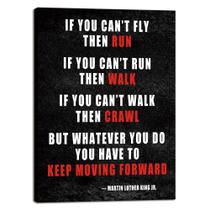 Pôster Pyradecor Keep Moving Forward Motivational 30x40cm