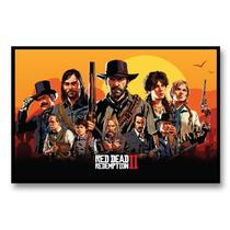 Pôster Red Dead Redemption 50cm x 70cm + Quadro Moldura Pôster Red Dead Redemption 50cm x 70cm + Quadro Moldura