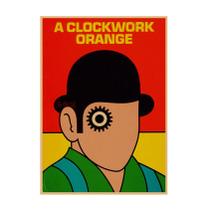 Pôster Retro Kraft Paper A Clockwork Orange 29,7x42cm
