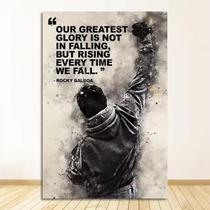 Pôster Rocky Balboa Boxing Motivational Wall Art 40x60cm
