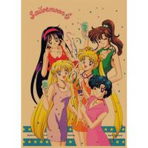 Pôster Sailors Moons Anime Art 30x42cm Papel 150g