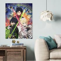 Pôster Seraph of the End, pintura em HD, anime, arte de parede 40x60cm Pôster Seraph of the End, pintura em HD, anime, arte de parede 40x60cm