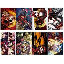 Poster Set Date A Live H199 8 peças de pintura de arte de anime 20x30cm Poster Set Date A Live H199 8 peças de pintura de arte de anime 20x30cm