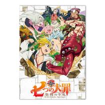 Pôster Seven Deadly Sins Anime Art 30x40cm Papel 30g